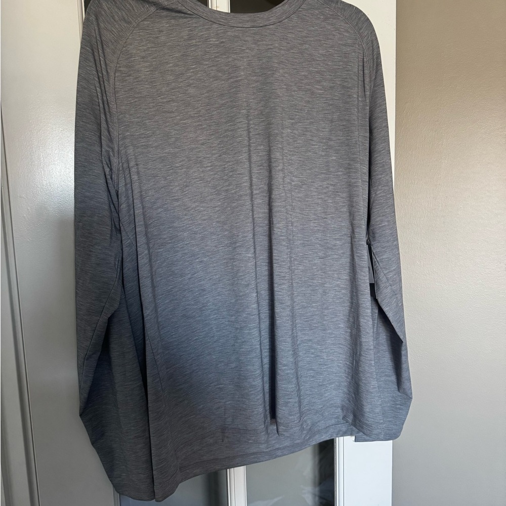 GapFit Gray Long Sleeve Active T-Shirt Men’s Large